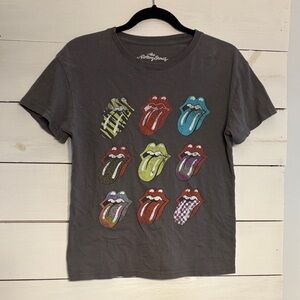 The Rolling Stones Multicolor Tongue Graphic Tee
